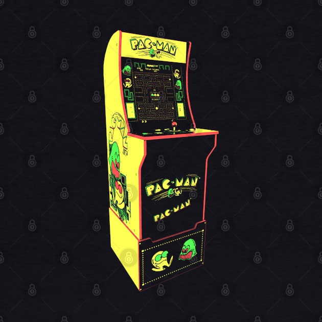 Pac Man Retro Arcade Game 2.0 by C3D3sign